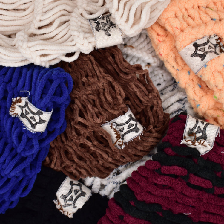 Stray Magazine x Dirt Hawgs Crochet Beanies and Balaclavas
